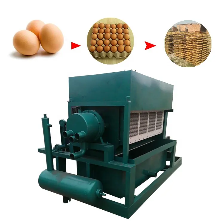 Yumurta tepsi yapma makinesi Geri Dönüşüm Atık Kağıt Yumurta Tepsisi Makinesi Yumurta Karton Şekillendirme Makinesi Evde Küçük Işletmeler Için Ekipman