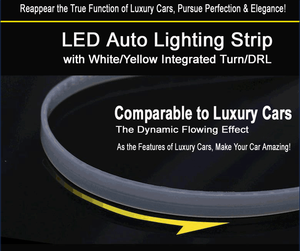 <strong>LED</strong> Headlight Retrofit Switchback <strong>LED</strong> Strip Lights With Sequential Dynamic Turn Signal DRL <strong>LED</strong> Strip - Product Image 4
