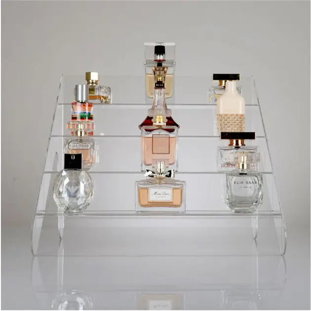 clear acrylic perfume bottle display stands rack