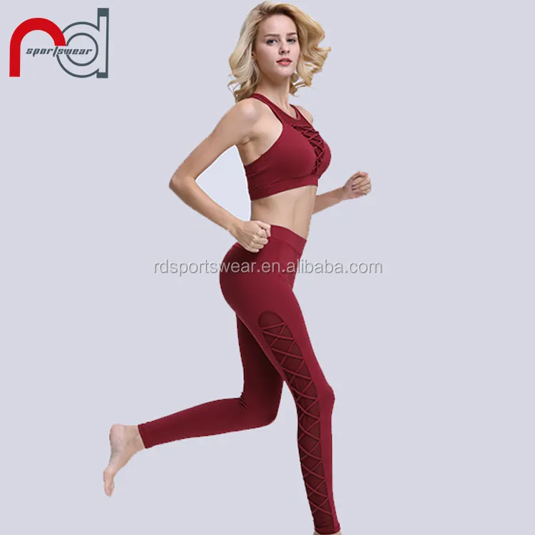 Frauen kompression Sportlich kleid yoga hosen mit taschen fitness gym leggings