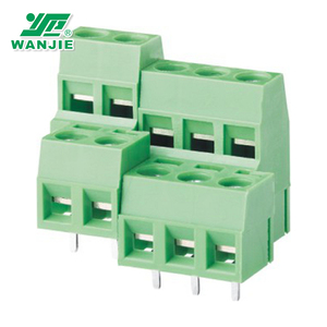 PCB screw <span class=keywords><strong>terminal</strong></span> Block, doble fila y alambre entrada (WJA500-5.0)