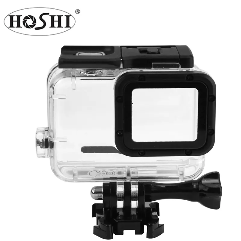 2019 Hoshi שקוף עמיד למים מקרה צלילה מתחת למים עמיד למים מקרה עבור GoPro Hero5/6/7 שחור פעולה מצלמות