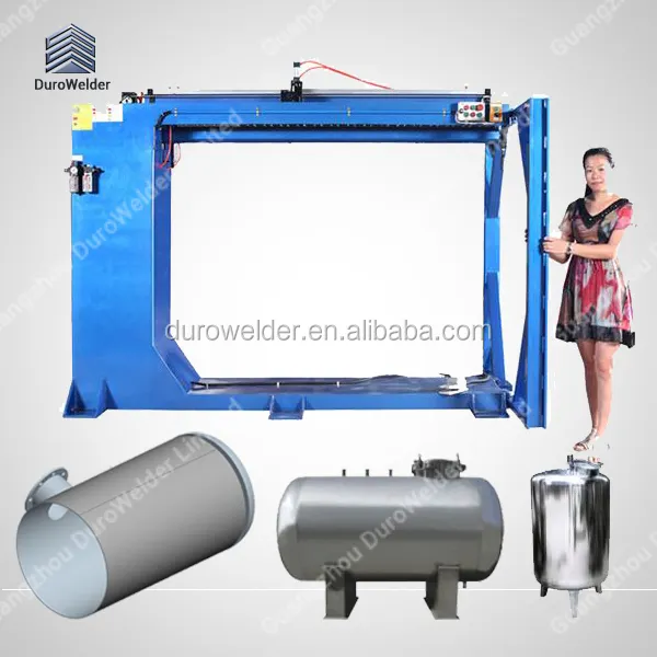 Máquina de soldadura TIG lineal automática para soldar tubos de ventilación de aire, soldadura de tubo de ventilación galvanizado