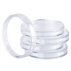 Round Plastic <strong>Coin</strong> Holder <strong>Coin</strong> Collection Case with Storage Organizer <strong>Box</strong>