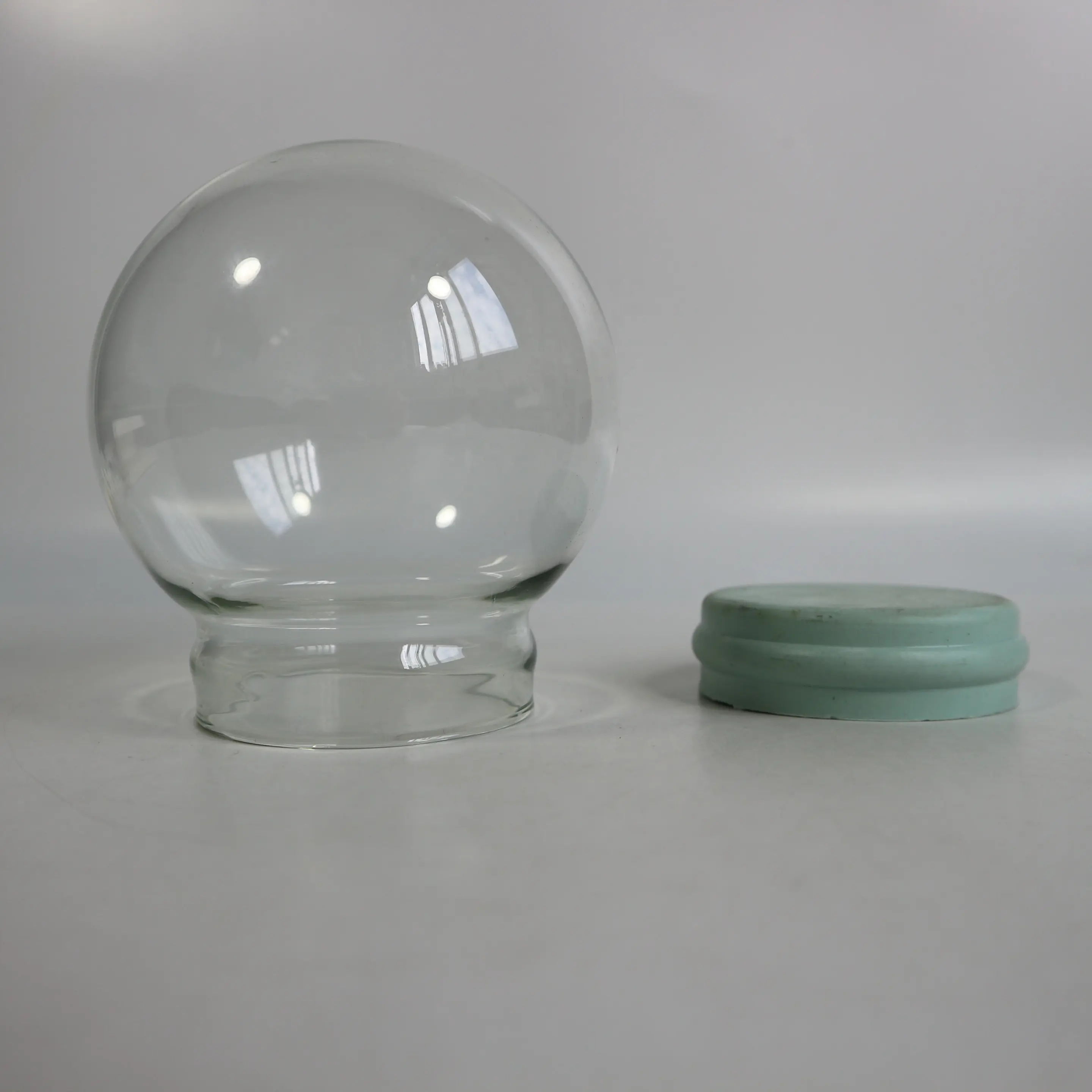 Boule de neige vide en verre transparent DIY GlobeD100 120 150mm dôme de globe soufflé à l'eau en STOCK