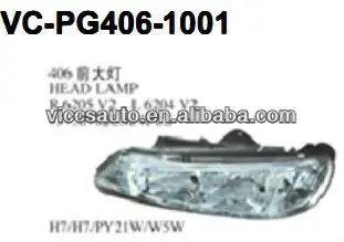 Head Lamp For Peugeot 406