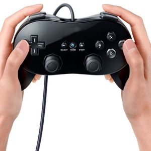 Wired <strong>Wii</strong> U Remote and Classic Controller Pro Black Joystick &amp; Game Controller - Product Image 5