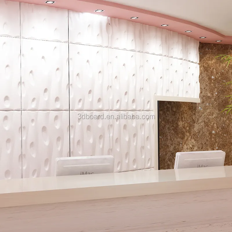Papel de pared decorativo 3d, decoración de pared de poliestireno, proveedor de china
