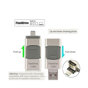 ที่ดีที่สุดคุณภาพขายส่ง 3 in 1 otg usb 3.0 32 gb โทรศัพท์มือถือ usb flash drive - Product Image 3
