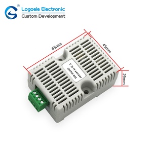 Módulo de temperatura de salida analógica RS485 0-5V 0-10V Sensor de temperatura de humedad con material plástico compatible con OEM y ODM