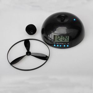 Uçan helikopter Alarm roman dijital saat çılgın can sıkıcı tembel helikopter led dijital sunrise ezan kablosuz şarj