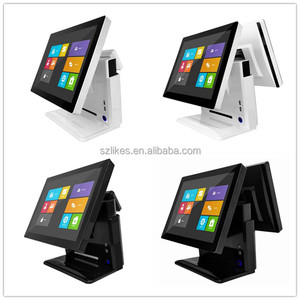 מכונת קופה קופה סופרמרקט זול Touchable מסך כפול כל במערכת אחת