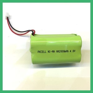 NIMH aa 2200mah <span class=keywords><strong>4.8v</strong></span>可充电电池组，带电缆和连接器