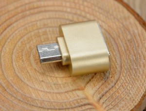 镀金迷你微型 USB 2.0 OTG 转换器相机平板电脑 OTG 适配器适用于 Android OTG 电缆阅读器 - Product Image 5