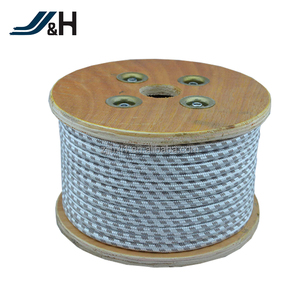VDE มาตรฐาน H03RT-H สิ่งทอถักสายเคเบิลยางสำหรับเตารีดไฟฟ้า