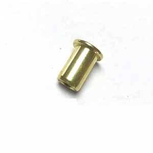 M3-M12 Brass Material <strong>Rivet</strong> <strong>Nut</strong>/Rivnut Flat Head Round Body Open End Blind <strong>Rivet</strong> <strong>Nuts</strong>
