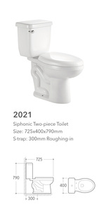 Johnson ucuz s-tuzak otobüs tuvalet Yıkama iki parçalı tuvalet hint model tuvalet - Product Image 2