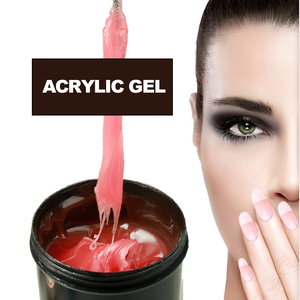 Hot Selling UV Nail Extension Acrylic <strong>Gel</strong> White Pink Clear 1000 G No Heat HEMA Free Gum <strong>Gel</strong> for Nail Enhancement - Product Image 1