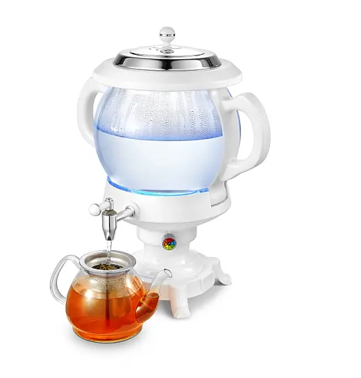 Máquina de té Samovar de vidrio eléctrico