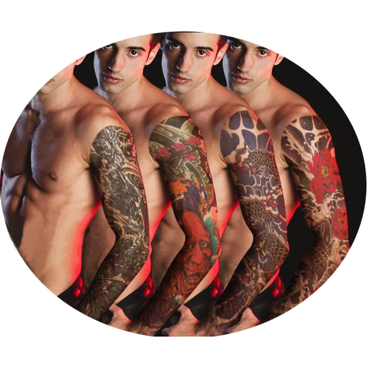 Adesivi per tatuaggio temporaneo a braccio pieno di 33 disegni adesivi per tatuaggio del corpo non tossici in carta per tatuaggio a maniche lunghe