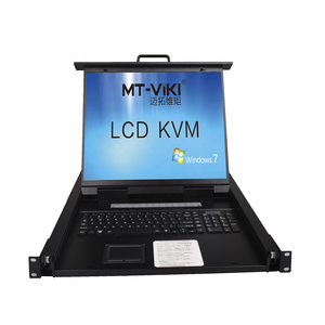 19'' <strong>LCD</strong> IP <strong>KVM</strong> <strong>Switch</strong> 16 Port VGA MT-VIKI 16x1 1U Rack LED <strong>KVM</strong> <strong>Switch</strong> Console Over Remote IP - Product Image 1