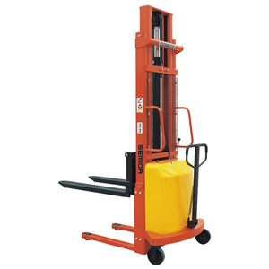 半電気パレットリーチスタッカー1.5トンハンドフォークリフト