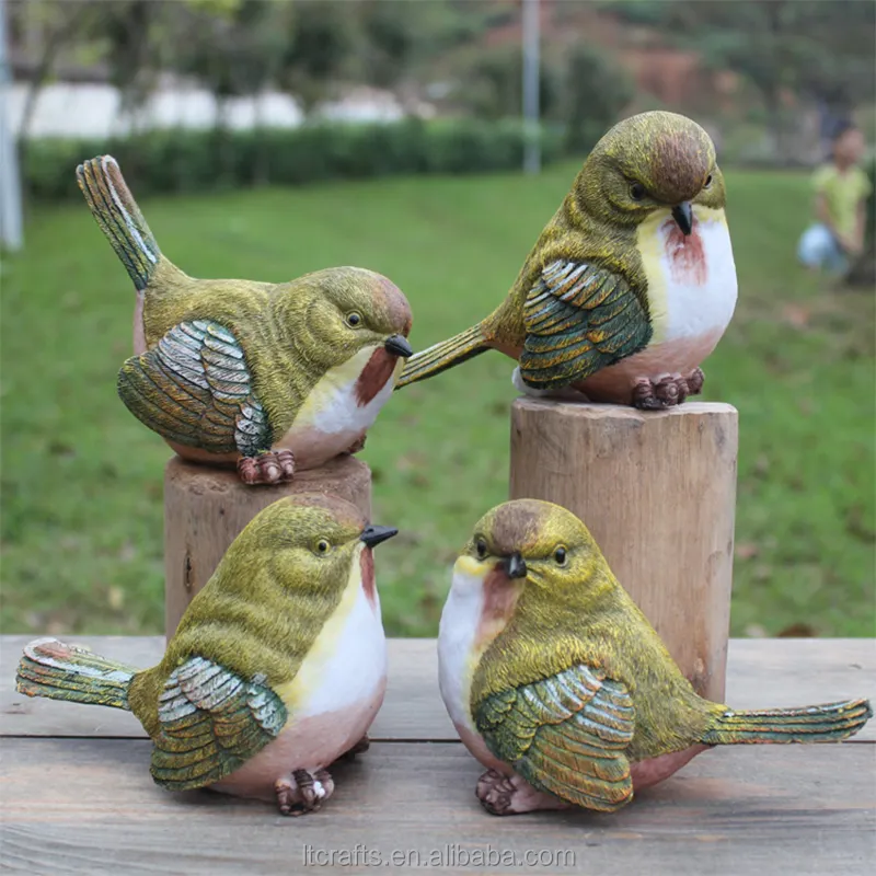 Home dekorative künstliche Vogel kleine Dekoration Harz Vogel