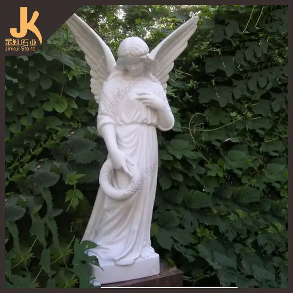 Estatuilla de Ángel guardián de jardines escultóricos JK (el color puede variar)