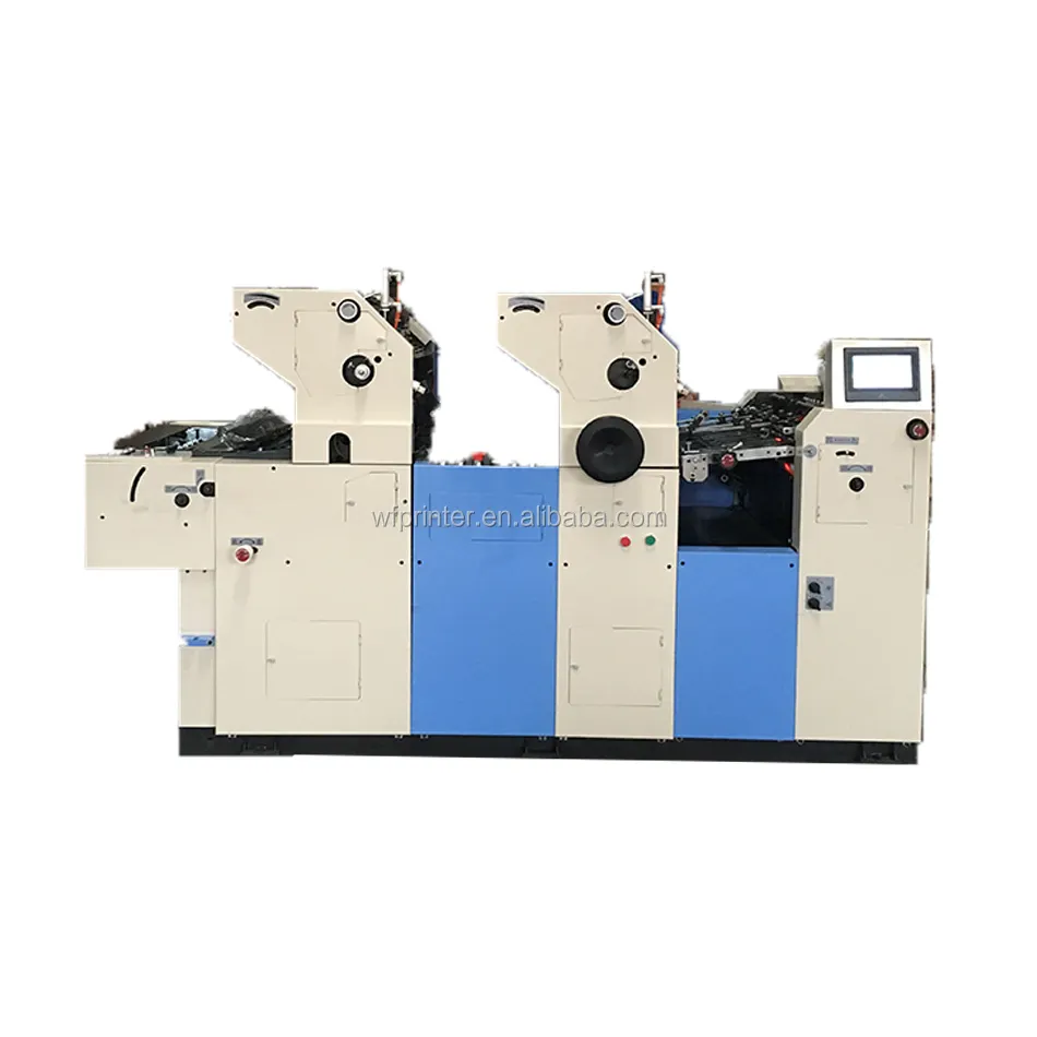 Automática Industrial 2 cores jornal carretel off set impressão máquina