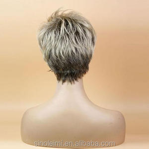 女士的男孩剪短假发为妇女直式合成假发 - Product Image 4