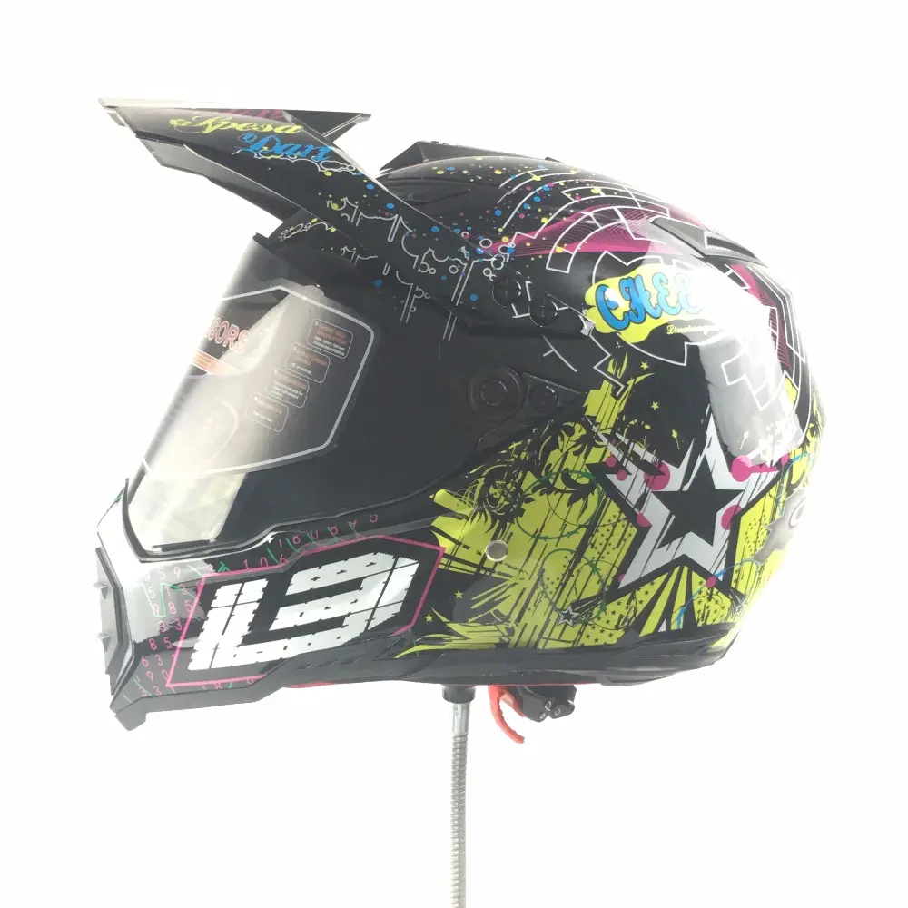 Caschi moto vega casco motocross design unico 2017 dot casco