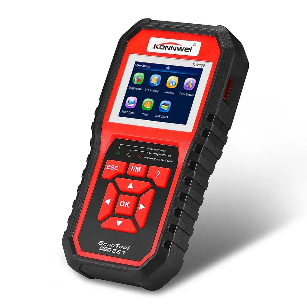 KONNWEI-escáner OBD2 KW850, actualización con un clic, herramientas de diagnóstico para coche