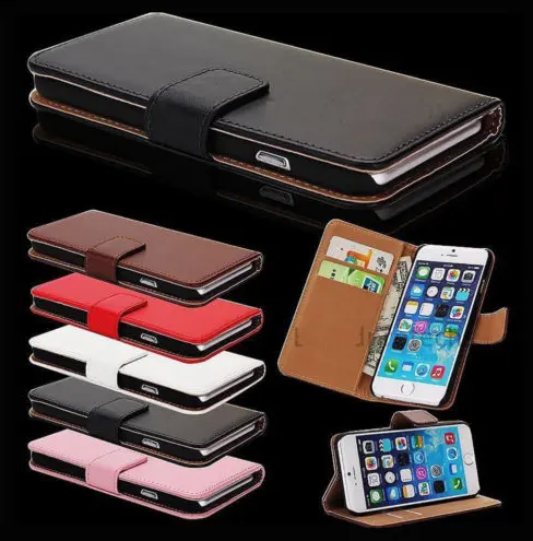 Casing Kulit Casing Pelindung untuk iPhone 13 12 Mini 11 Pro Max X XR XS Max 7 8 6 6S Plus SE 2020 Dompet Lipat Berdiri Coque Funda