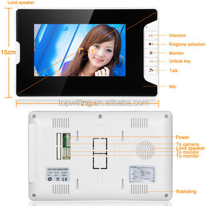 Good Quality Wired 7&quot; <strong>Color</strong> Monitor Video Door Phone <strong>Intercom</strong> <strong>System</strong> for Home Apartment - Product Image 2