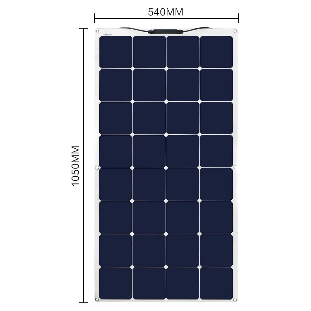 Panneau solaire Flexible, 100 w, 12V, panneau solaire Marine, vente directe d'usine en chine