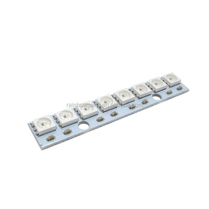 Heißer Verkauf Elektronische Komponenten 8-Kanal WS2812 WS2812B WS RGB LED-Lampen feld modul 5V 8-Bit-Chip - Product Image 6