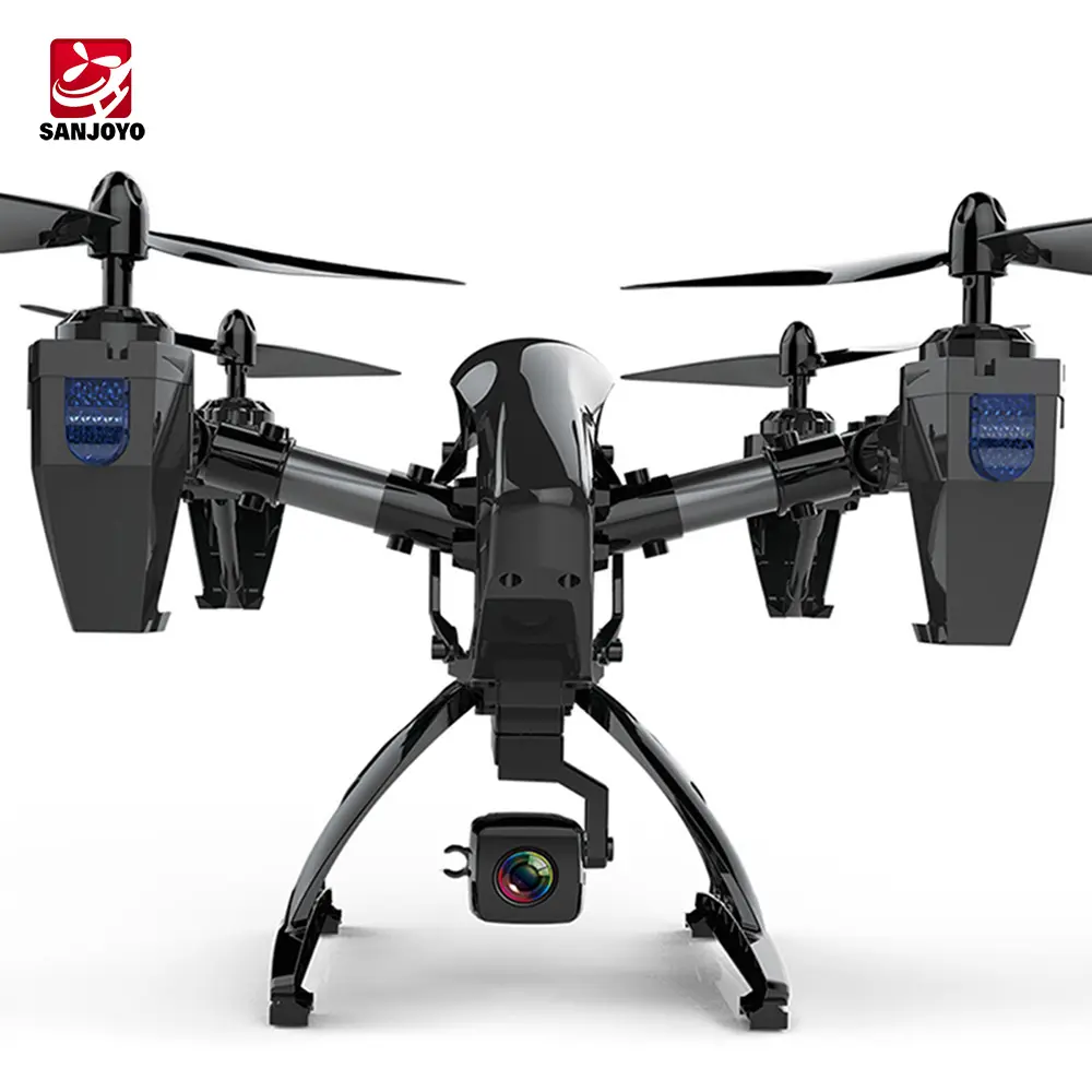 JD-11 HD कैमरा 2 सांसद लंबी उड़ान के साथ 2.4G वाईफ़ाई FPV रिमोट कंट्रोल Quadcopter 6-अक्ष हवाई जहाज गबन आर सी हेलीकाप्टर