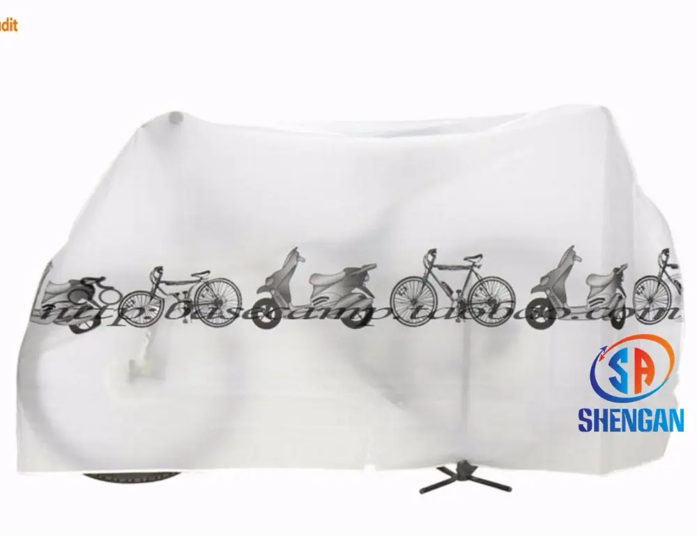 transparent PEVA film outdoor waterproof bike cover indoor dustproof bicycle cover