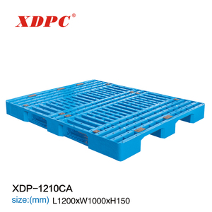 プラスチックパレット1200x1000mmバルク中国フラットトップ輸出用