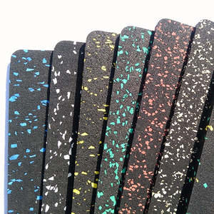 China Factory <strong>EPDM</strong> Rubber Mat <strong>Cheap</strong> Price Durable Fitness Gym Rubber Flooring
