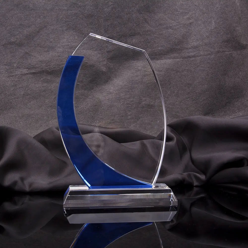 Honor of crystal Sublimation Glass Blank Crystal Trophy Award placca per medaglia aziendale personalizzata