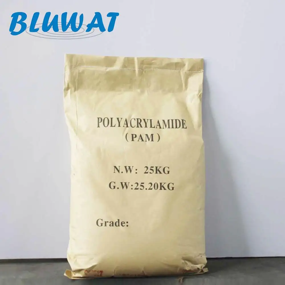 Flocculant אניוני Nonionic Polyacrylamide עבור שטיפת פחם כריית טקסטיל תעשייתי כימיקלים