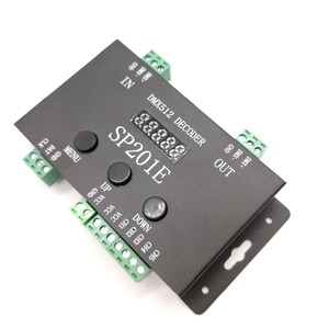 DMX512 декодер для spi-сигнала адресуемых пикселей RGB LED 5 канала ШИМ-выход WS2812B UCS1903 TM1804