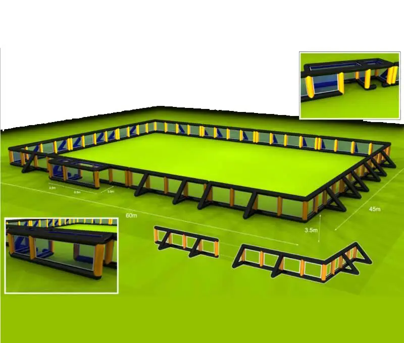 Hot Sale inflatable paintball arena for air bunkers