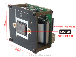 2MP星光IP摄像机1/2.8 "2.0MP，适用于索尼IMX327传感器 + 海思3518C数字信号处理器H.264摄像机模块板支持64G tf卡