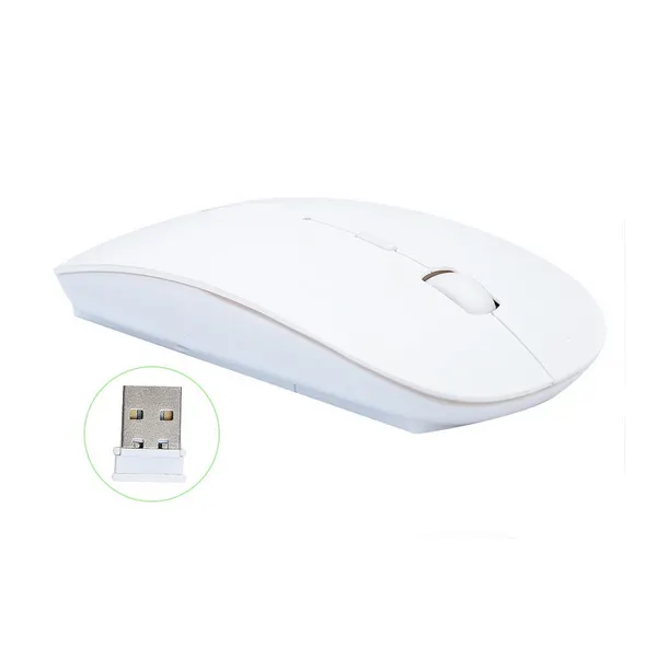 Sottile colorato mouse senza fili del computer piatto a buon mercato per il regalo