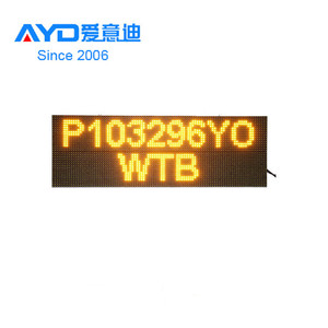 Беспроводное управление Wi-Fi P10 32x96 Двухцветная светодиодная подвижная витрина сообщения светодиодный прокручивающийся текстовый знак - Product Image 4