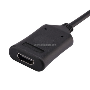 4K <strong>Mini</strong> DP <strong>DisplayPort</strong> Male to <strong>HDMI</strong> Female DP to DVI Active Adapter Support ATI Eyefinity Technology 4K*2K Multi Monitors <strong>Output</strong>