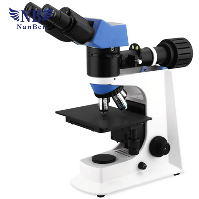 Microscopio con gemma bimetallica per campione bimetallgrafico