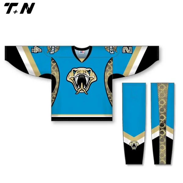 Maillot de hockey vierge personnalisé, tenue de hockey sur glace à prix d'usine, en chine, nouvelle collection